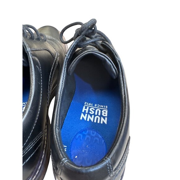 Nunn Bush Mens Black Leather Oxford Dress Shoes Size 9M SKU 8219 - Picture 9 of 11